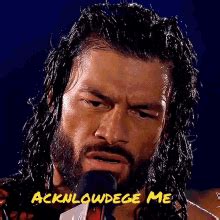 Acknowledge Me Roman Reigns GIF - Acknowledge Me Roman Reigns Wwe ...