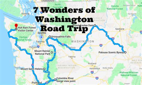 This Scenic Road Trip Takes You To All 7 Wonders Of Washington ...