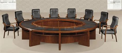 Big Size Modern Round Conference Table In Office Meeting Room - Buy ...