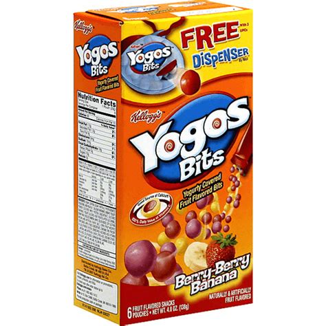 Yogos Yogos Bits Fruit Flavored Snacks, Berry-Berry Banana | Shop ...