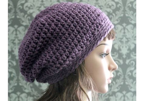 Free Crochet Slouchy Hat Pattern