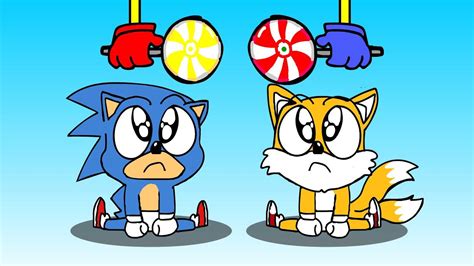 Baby SONIC is So Sad With Baby TAILS! Sonic The Hedgehog 2 ANIMATION ...