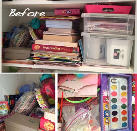 Art Closet Makeover - The Art Pantry