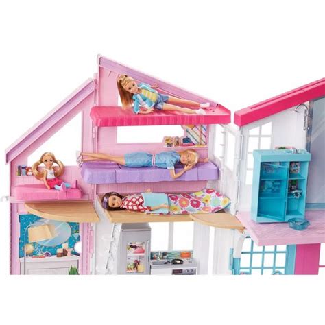 Barbie Malibu House Doll Playset | Malibu homes, Barbie dream house ...