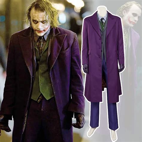 The Dark Knight Joker Cosplay Costume Batman Heath Ledger - lagoagrio ...