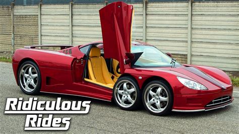 The $640,000 Six Wheel Supercar | RIDICULOUS RIDES - YouTube