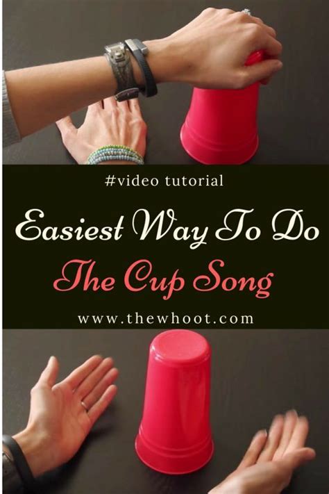 Cup Song Video Tutorial {Easiest Video Instructions} - The WHOot | Cup ...