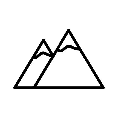 Mountain Outline Vector Art, Icons, and Graphics for Free Download