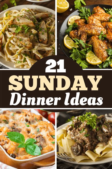 50 Sunday Dinner Ideas (+ Easy Recipes) - Insanely Good