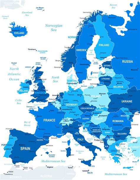 Map of Europe 2018 | Map of Europe | Europe Map