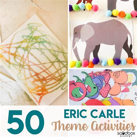 Eric Carle Preschool Activities - Sandbox Academy