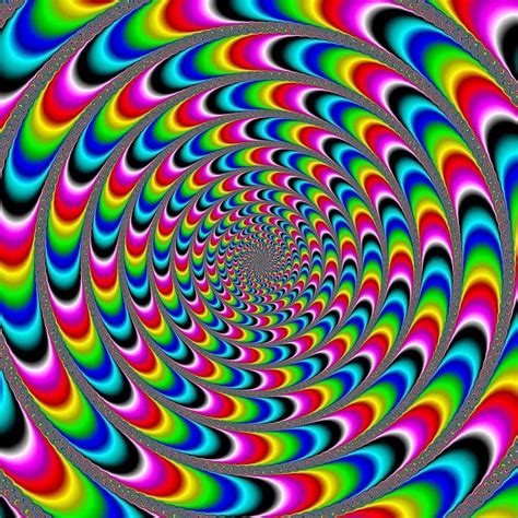 More Rainbow! | Art optical, Optical illusions, Optical illusions art