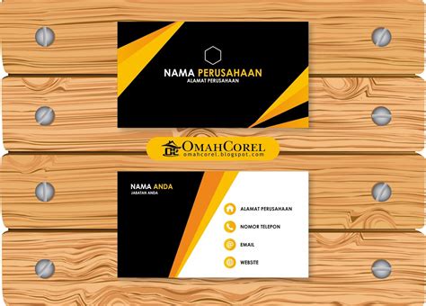 Download Template Kartu Nama Cdr – pulp