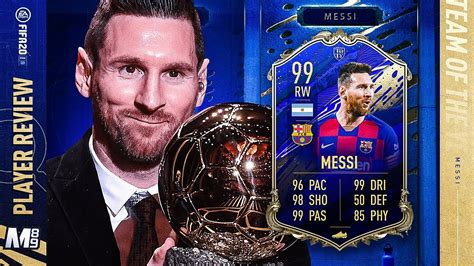 IS TOTY MESSI WORTH IT?! | 99 TOTY MESSI PLAYER REVIEW | FIFA 20 ...