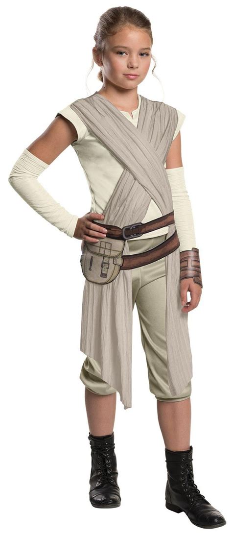 Star Wars: The Force Awakens - Girls Rey Deluxe Costume | Disfraces ...