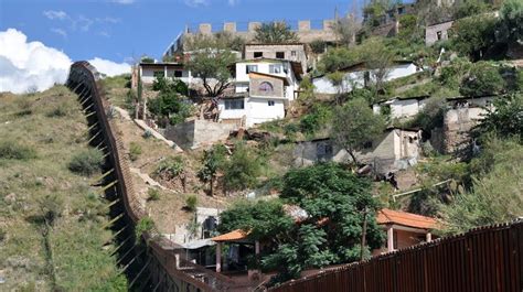 "The wall in Nogales that divides the United States from Mexico. The ...