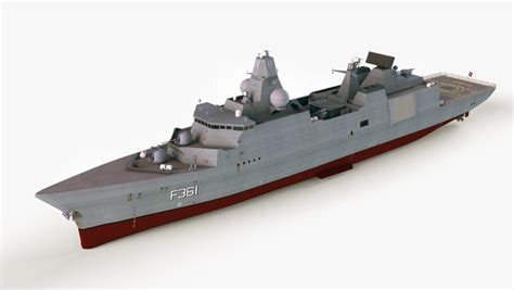 Iver huitfeldt class frigates 3D - TurboSquid 1646658