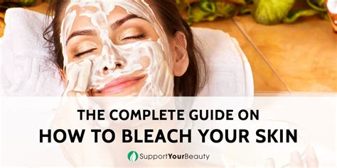 How To Bleach Your Skin (Updated 2021) | Bleaching your skin, Skin ...