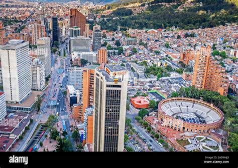 Skyline, downtown, Bogota, Colombia Stock Photo - Alamy