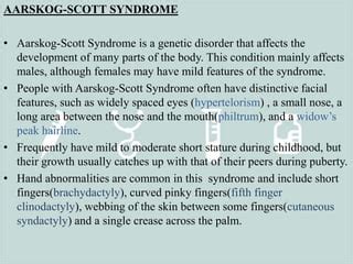 Aarskog syndrome | PPT