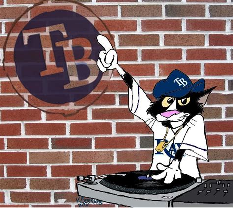 tampa bay rays dj kitty by ViXX313 on DeviantArt