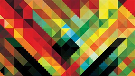 Colorful modern geometric wallpaper - healthcareamela