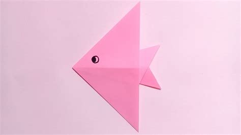 Origami ideas: Origami Fish With Rectangular Paper