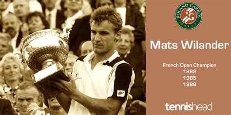 Roland Garros Royalty: Mats Wilander, three-time French Open champion