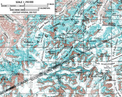 Mount Mckinley Map