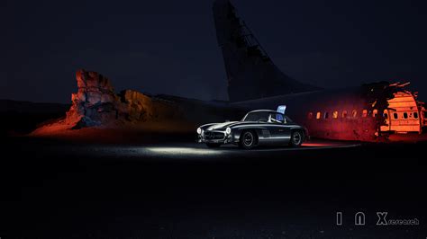 1956 Mercedes Benz 300SL Gullwing UE4 RTX Wallpaper,HD Cars Wallpapers ...