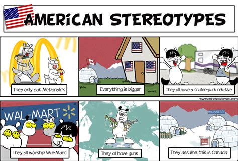 Today Americans are big on classic stereotypes of other countries, ie ...