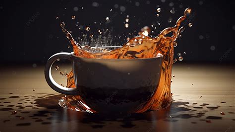 Coffee Drink Splash Drink Background, Splash, Drink, Coffee Background ...