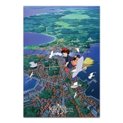 Kiki's Delivery Service Poster Theatrical Official Art | Etsy | Anime ...