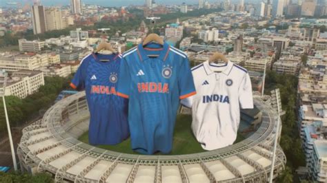 Adidas Unveils Team India's Three Formats Jerseys Ahead Of WTC Final ...