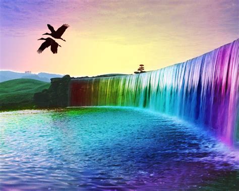 vivir las experiencias | Waterfall pictures, Rainbow waterfall ...