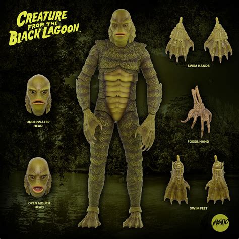 Universal Monsters Creature From The Black Lagoon Action Figure Set ...