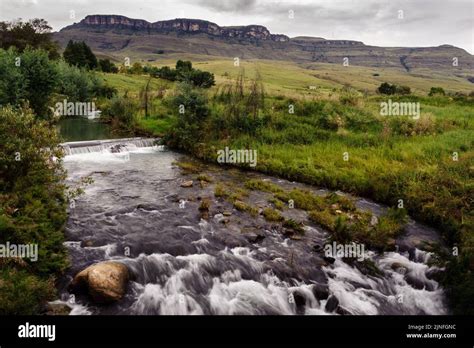 The source of the Little Mooi river in South Africa's KwaZulu Natal ...