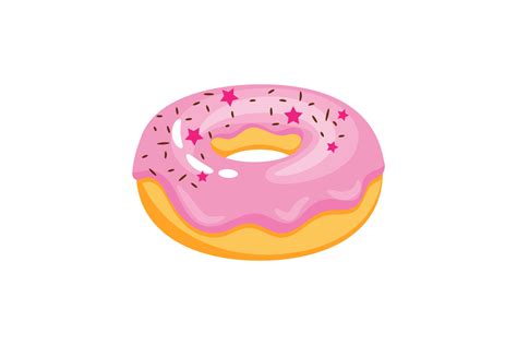 Donut Vector Graphic by luckygenic · Creative Fabrica