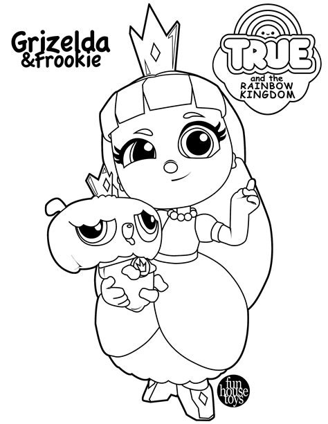 Printable True And The Rainbow Kingdom Coloring Pages - Dejanato