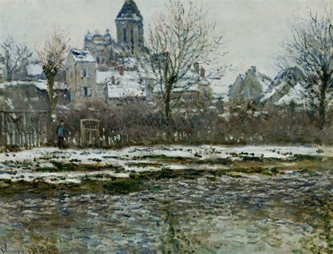 The Church at Vetheuil under Snow, 1878 - 1879 - Claude Monet - WikiArt.org