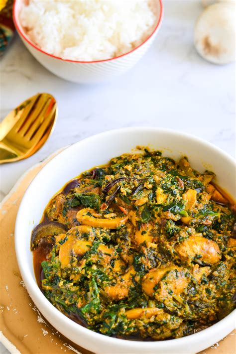 Spinach and mushroom egusi stew is not just delicious, it is packed ...