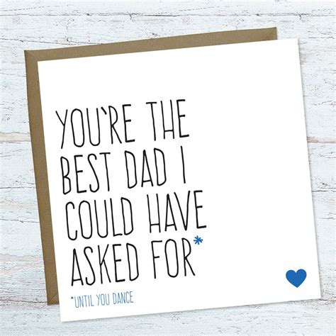 Funny Father's Day card Birthday card for dad Funny dad | Etsy | Dad ...