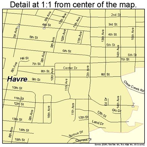 Havre Montana Street Map 3035050