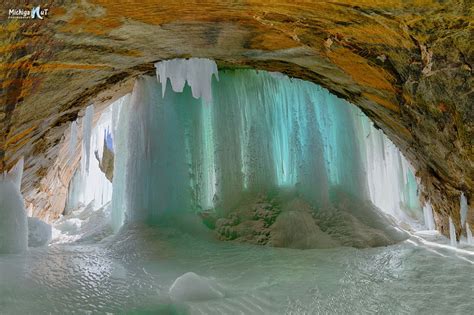 Winter in Michigan | Grand Island ice curtains | Michigan nature ...