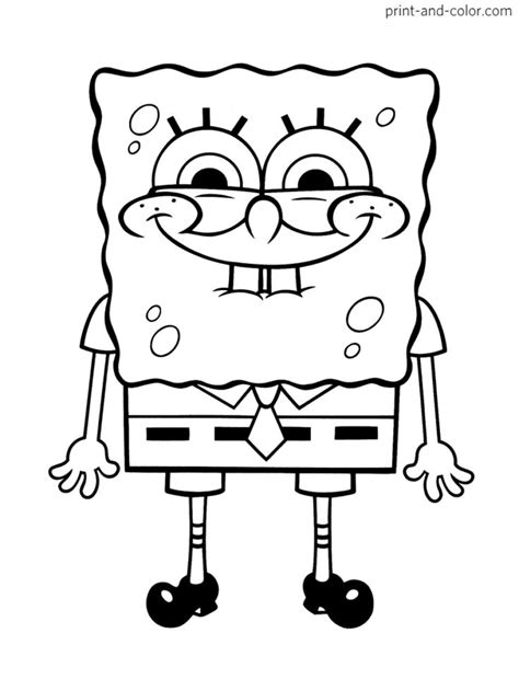 spongebob squarepants coloring pages | Print and Color.com Spongebob ...