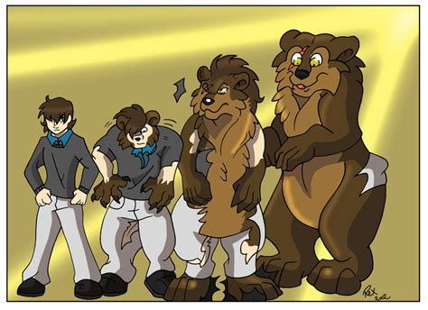 Commission Bear Stage Transformation by Rex-equinox on DeviantArt