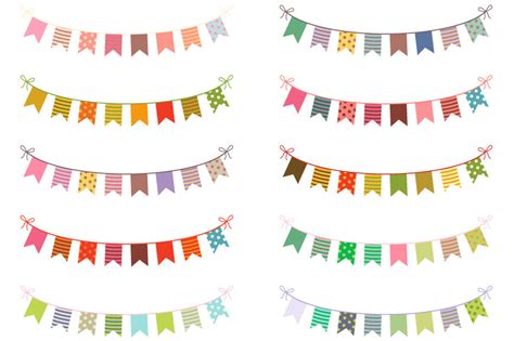 Bunting Flags Clip Art