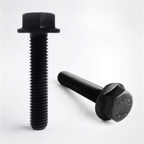 Black Stainless Steel Hex Head Flange Coloured Bolts | carbolts.co.uk