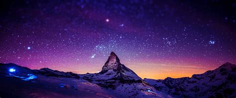 The Matterhorn [3440x1440] : WidescreenWallpaper