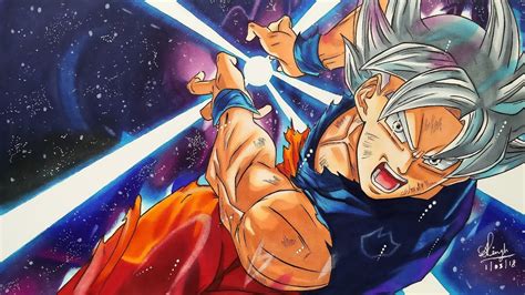 Dragon Ball Goku Ultra Instinct Drawing